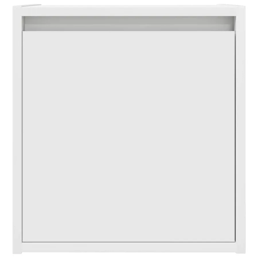 Tables de chevet murales 2 pcs blanc 38x34x40 cm - 7