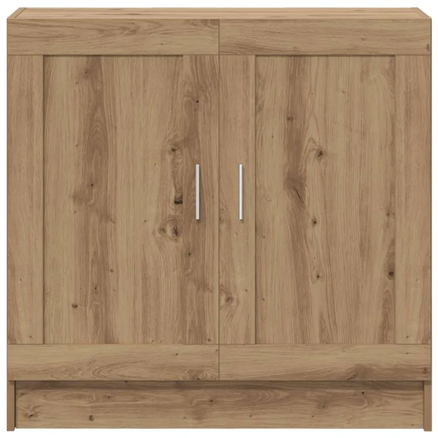 Bibliothèque chêne artisanal 82,5x30,5x80 cm bois d'ingénierie - 6