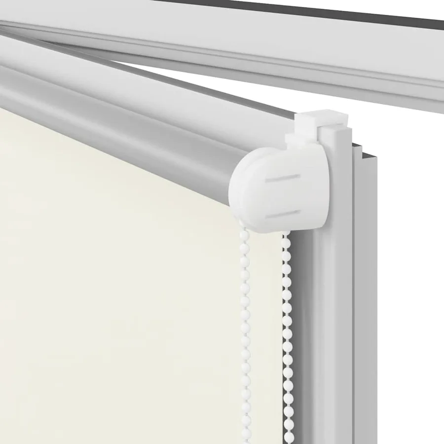 Store enrouleur occultant blanc cassé 40x175cm largeur du tissu - 12