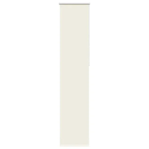 Store enrouleur occultant blanc cassé 40x210 cm largeur tissu