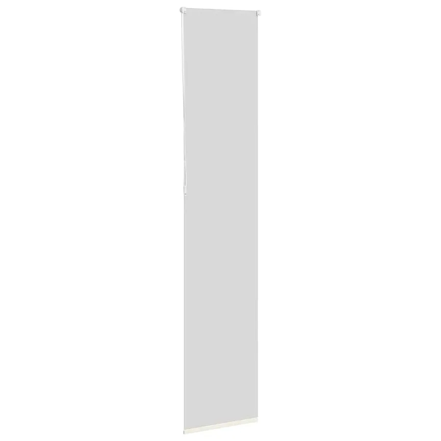 Store enrouleur occultant blanc cassé 40x210 cm largeur tissu - 4