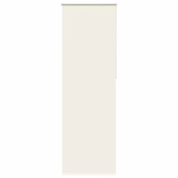 Store enrouleur occultant blanc cassé 65x230cm largeur du tissu