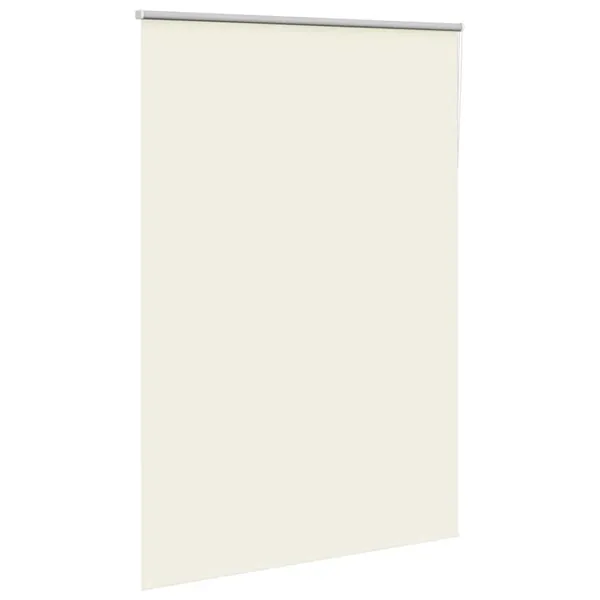 Store enrouleur occultant blanc cassé 150x210 cm largeur tissu