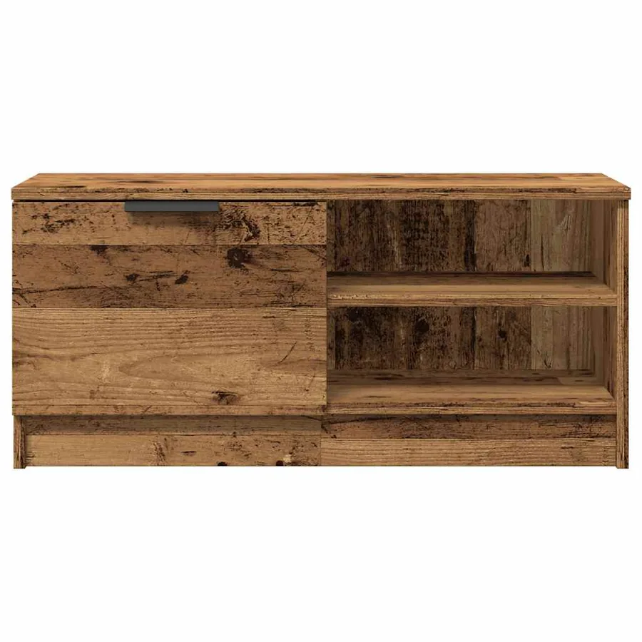 Meuble TV vieux bois 80x35x36,5 cm bois d'ingénierie - 4