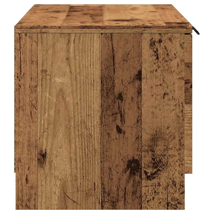 Meuble TV vieux bois 80x35x36,5 cm bois d'ingénierie - 6