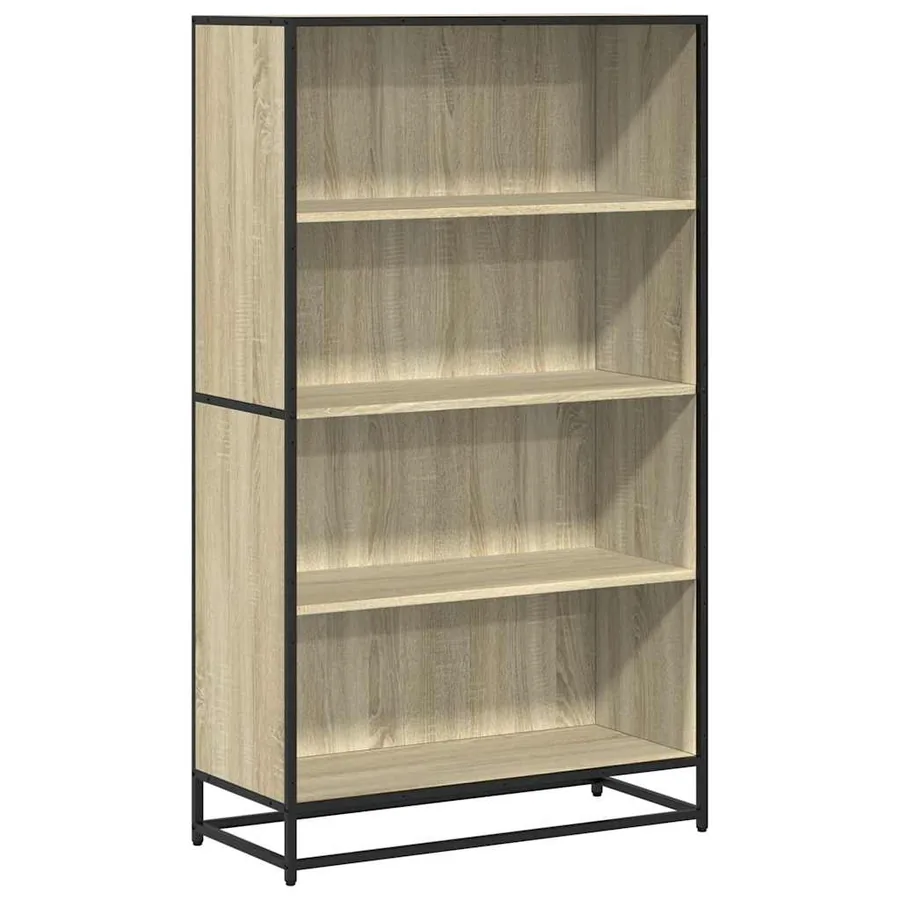 Bibliothèque chêne sonoma 80,5x35x139 cm bois d'ingénierie - 2