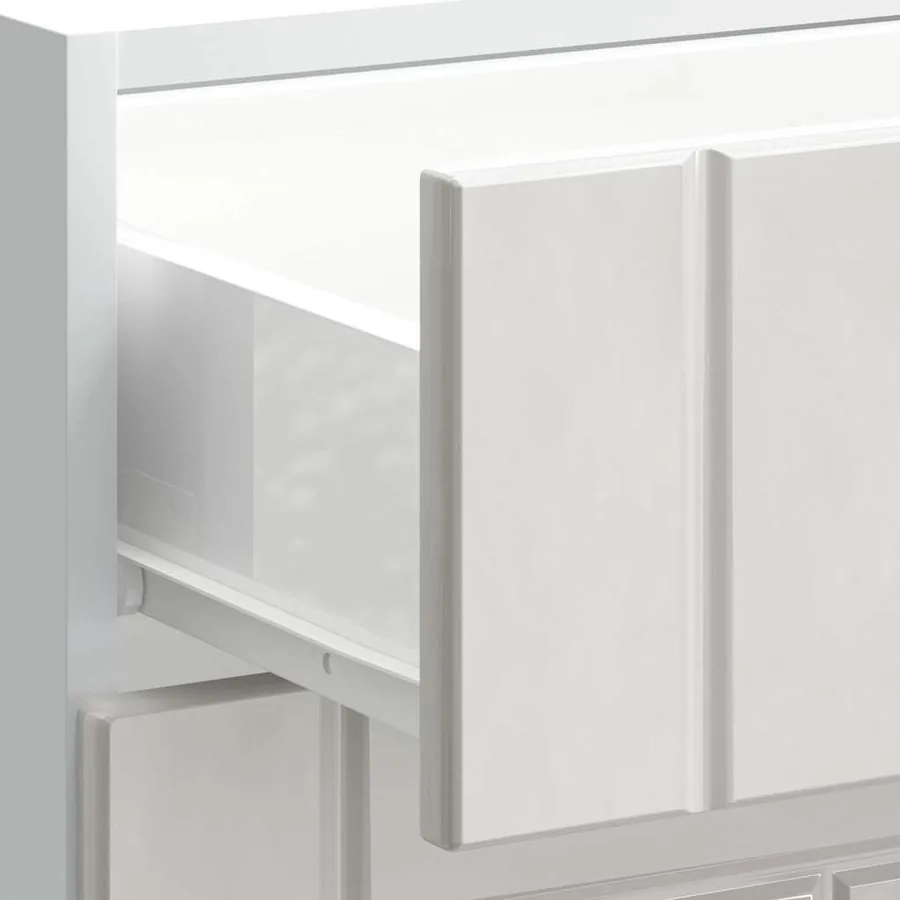 Meuble bas de cuisine « Lucca » Bois d'ingénierie blanc brillant - 9
