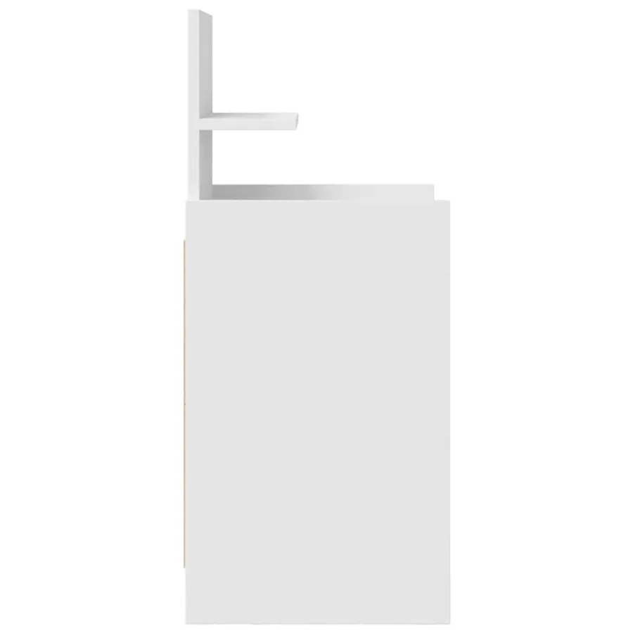 Tables de chevet avec 2 tiroirs 2 pcs blanc 38x34x80 cm - 8