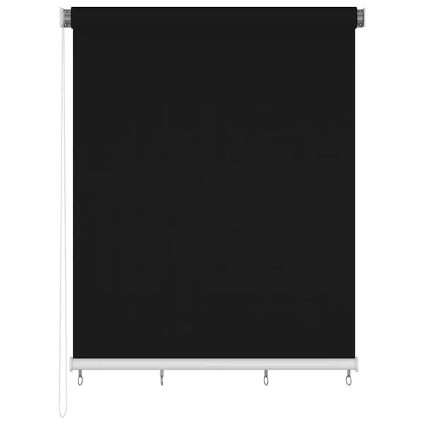 Store roulant d'extérieur 205 (l) x 230 (H) cm noir