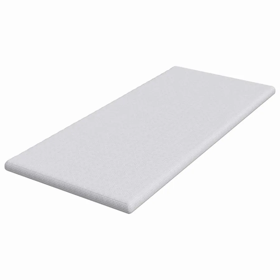Surmatelas Blanc 90 x 200 cm Tissu Jacquard - 4