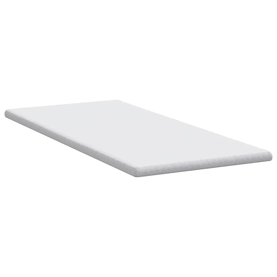 Surmatelas Blanc 90 x 200 cm Tissu Jacquard - 5