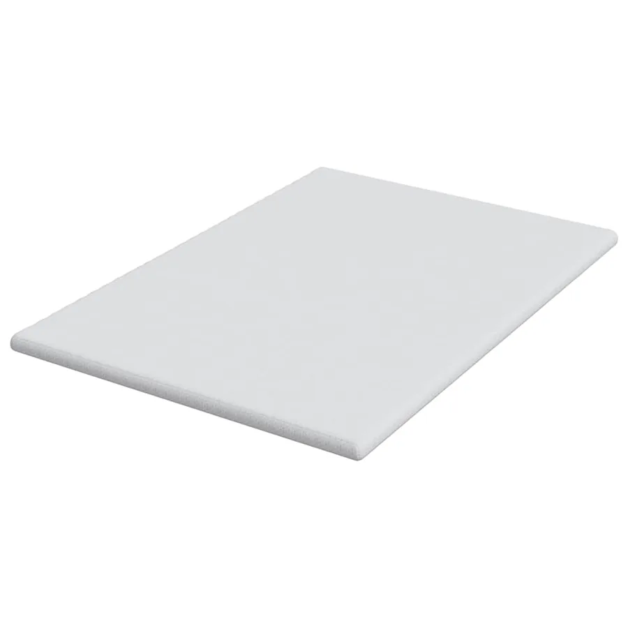 Surmatelas Blanc 140 x 190 cm Tissu Jacquard - 5