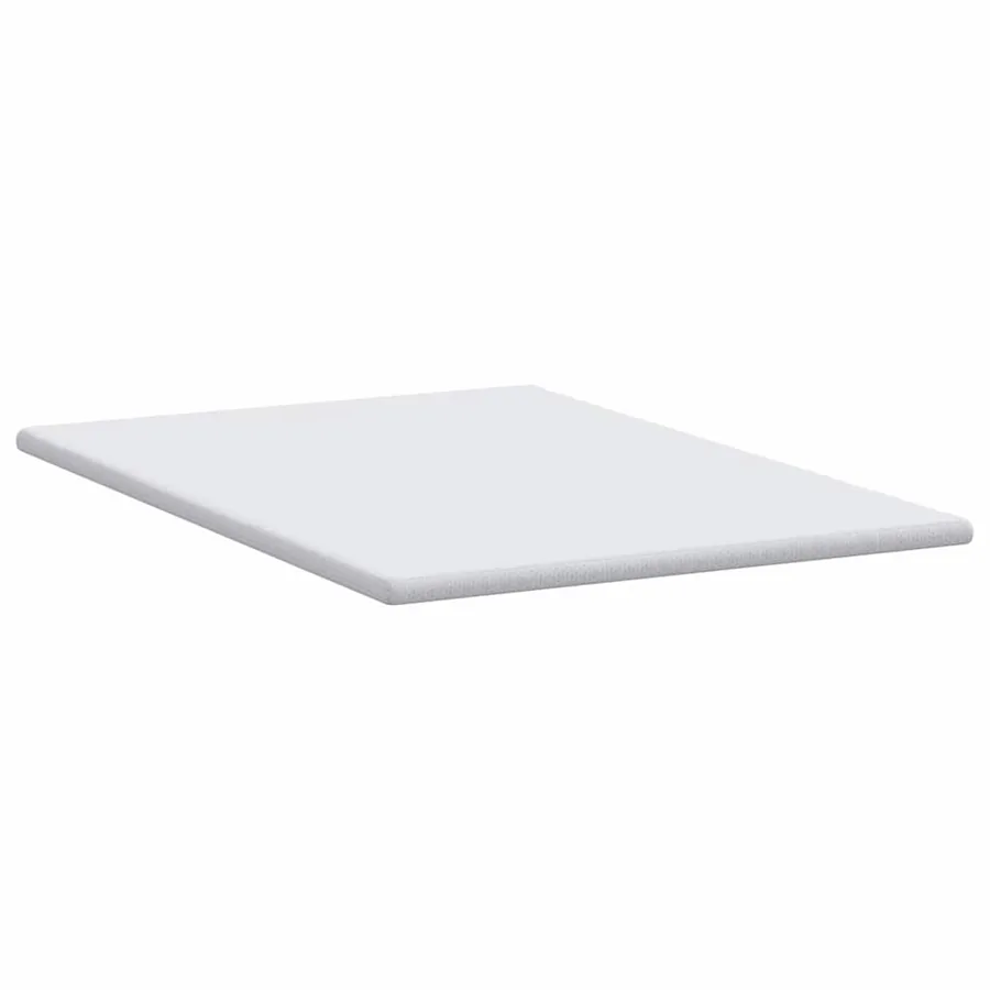 Surmatelas Blanc 140 x 190 cm Tissu Jacquard - 6