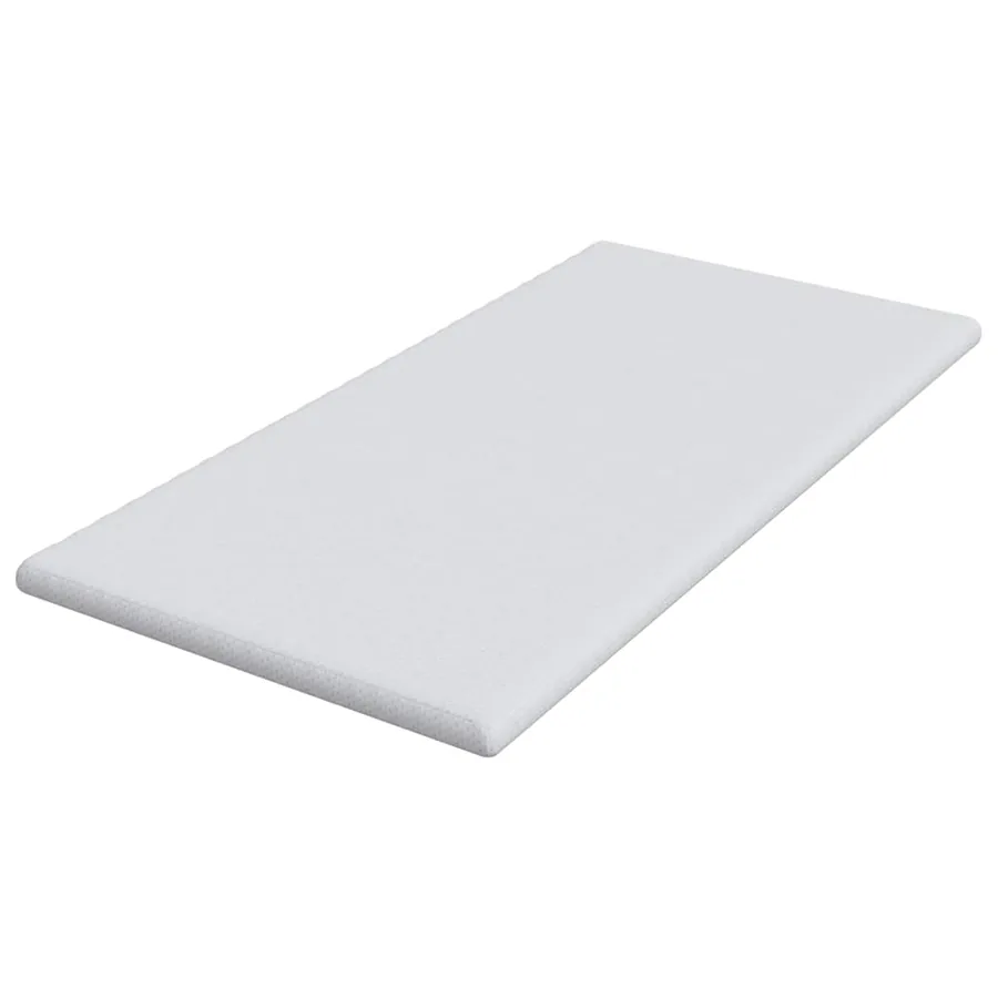 Surmatelas Blanc 90 x 200 cm Tissu Jacquard - 4