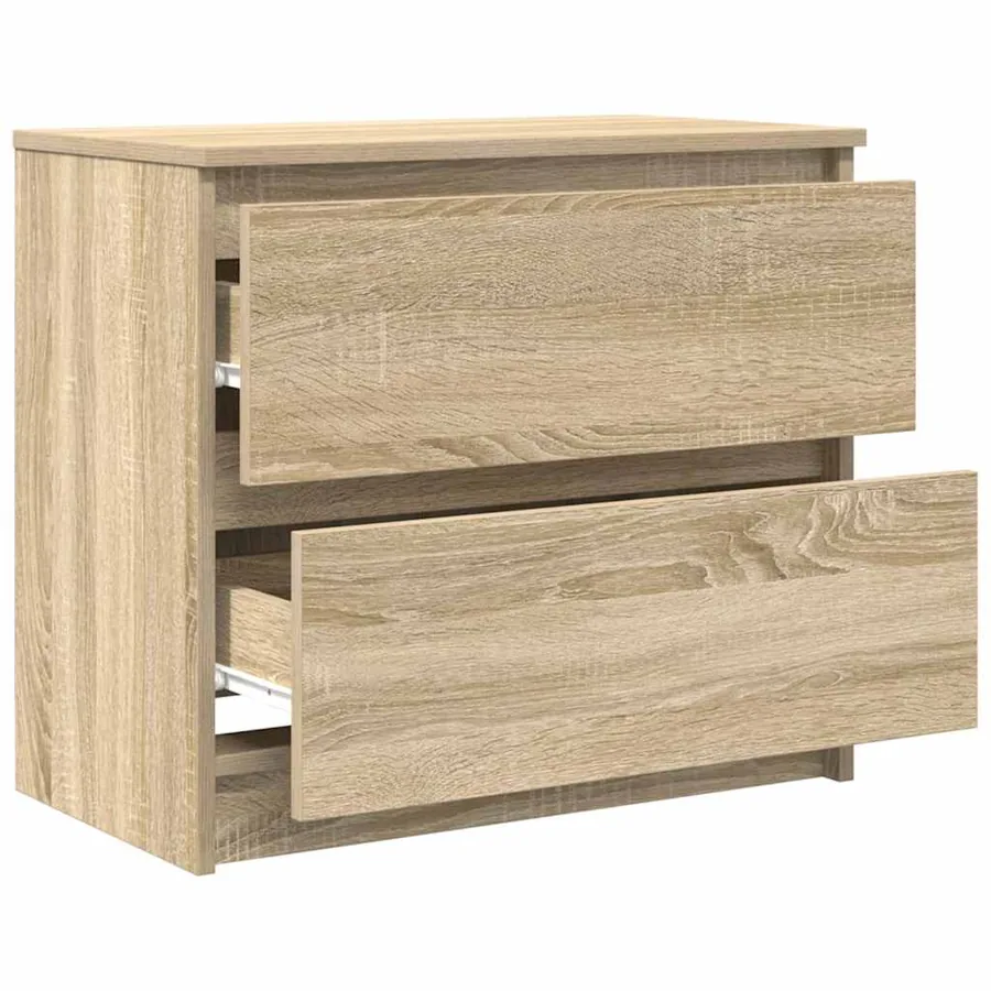 Meuble TV chêne sonoma 60x35x54 cm bois d'ingénierie - 5