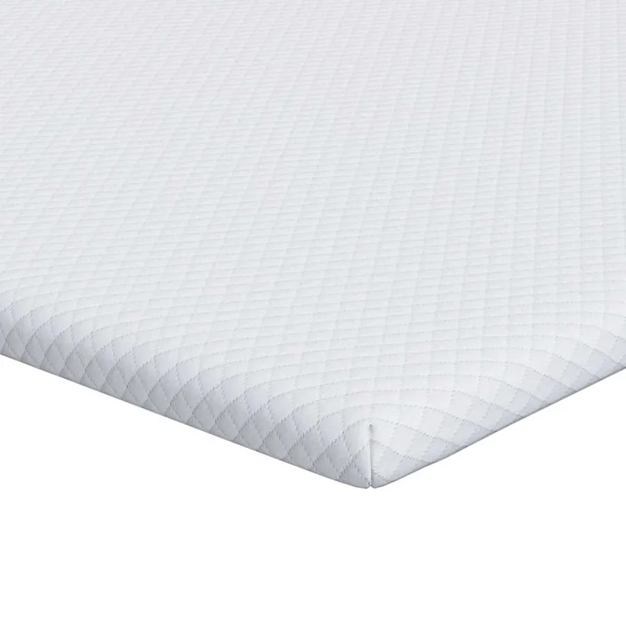 Surmatelas en mousse à mémoire 140 x 190 cm Thick Doux Blanc - 2