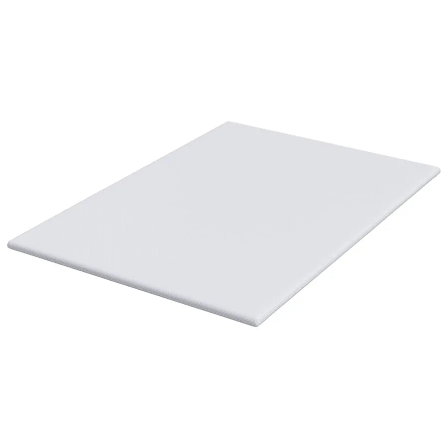 Surmatelas en mousse à mémoire 140 x 190 cm Thick Doux Blanc - 5