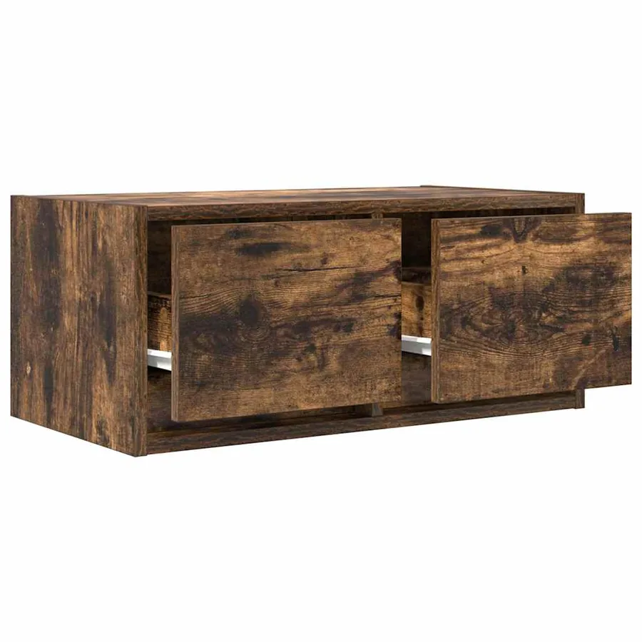Meubles TV 2 pcs chêne fumé 60x31x25,5 cm bois d'ingénierie - 4