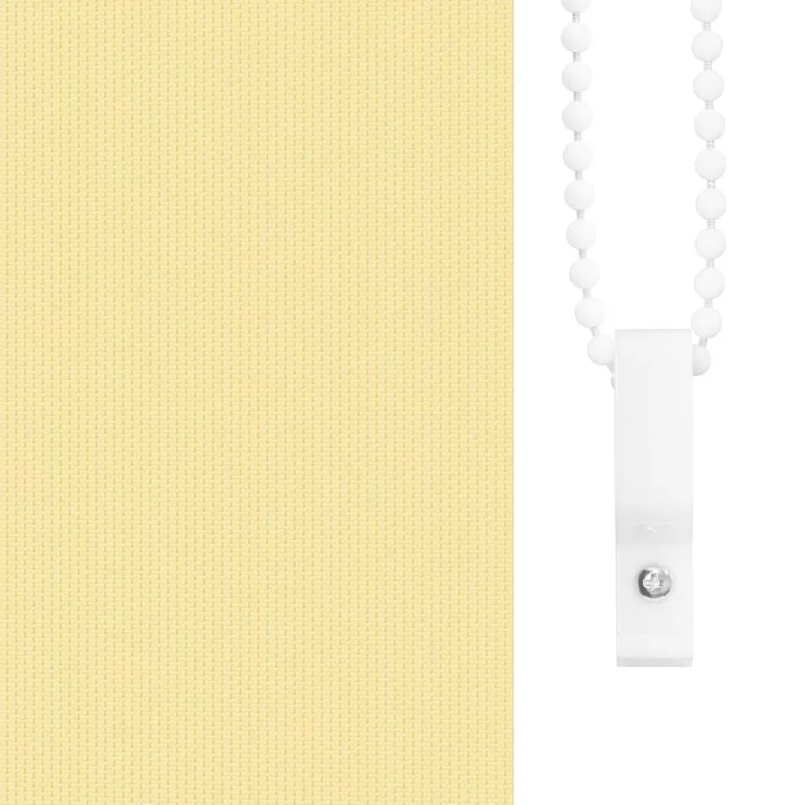 Store enrouleur occultant jaune largeur du tissu 60,7 cm - 10
