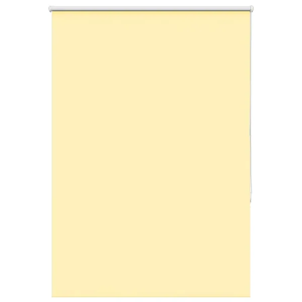 Store enrouleur occultant jaune largeur du tissu 85,7 cm