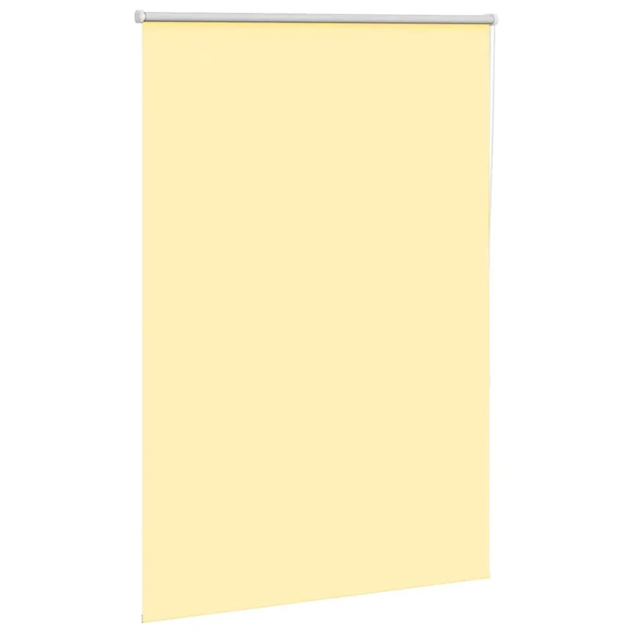 Store enrouleur occultant jaune largeur du tissu 85,7 cm - 3