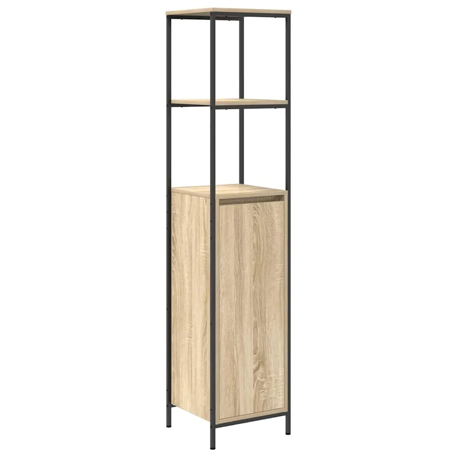 Ensemble de mobilier de salle de bain 5 pcs Bois d'ingénierie - 6