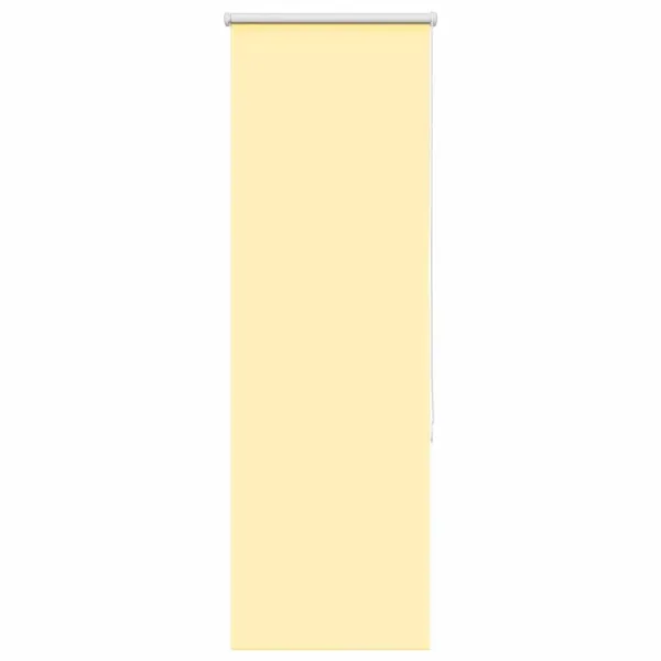Store enrouleur occultant jaune largeur du tissu 50,7 cm