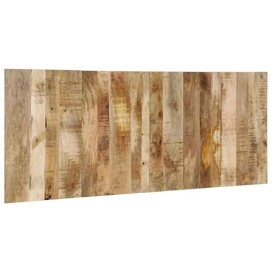 Tête de lit 200 cm bois de manguier brut massif - 3