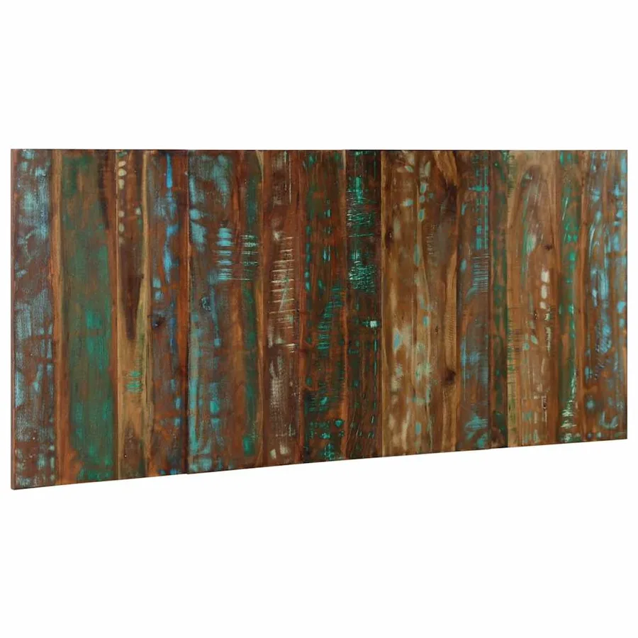 Tête de lit multicolore 180 cm bois massif récupération - 2