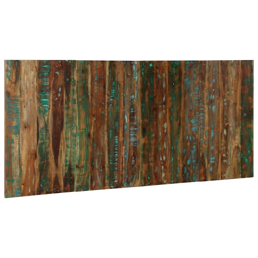 Tête de lit multicolore 180 cm bois massif récupération - 3