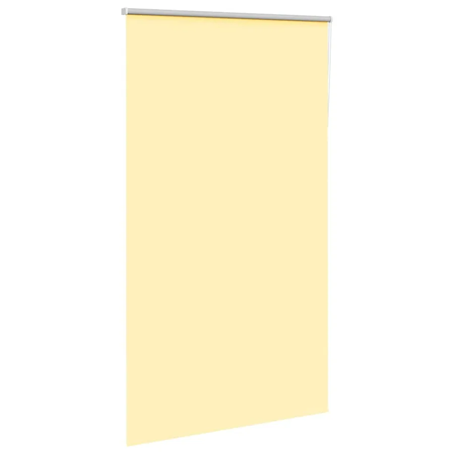 Store enrouleur occultant jaune largeur du tissu 121,6 cm - 4