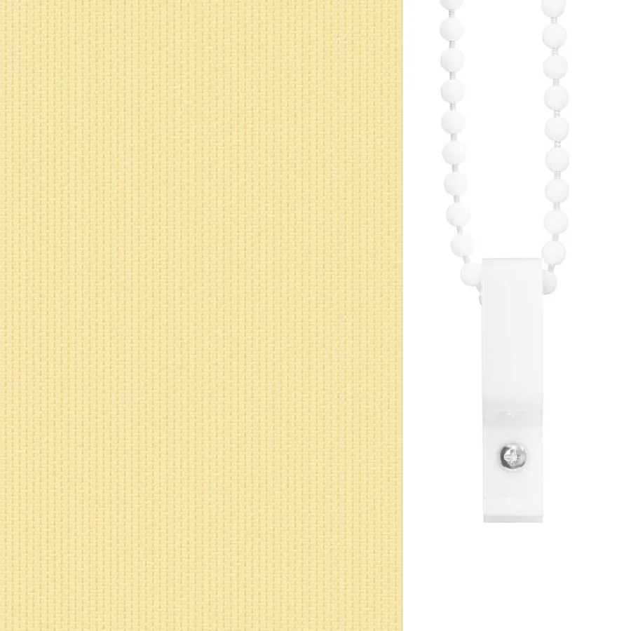 Store enrouleur occultant jaune largeur du tissu 141,6 cm - 10