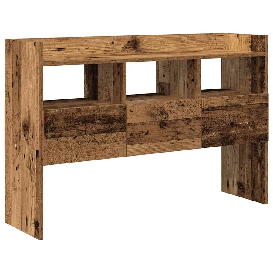 Buffet vieux bois 105x30x70 cm bois d'ingénierie - 2