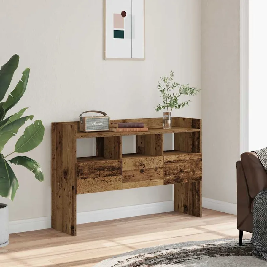 Buffet vieux bois 105x30x70 cm bois d'ingénierie - 3