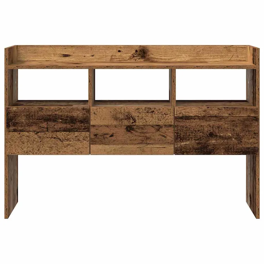 Buffet vieux bois 105x30x70 cm bois d'ingénierie - 4