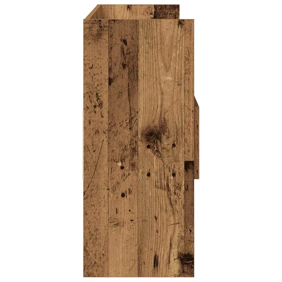 Buffet vieux bois 105x30x70 cm bois d'ingénierie - 5