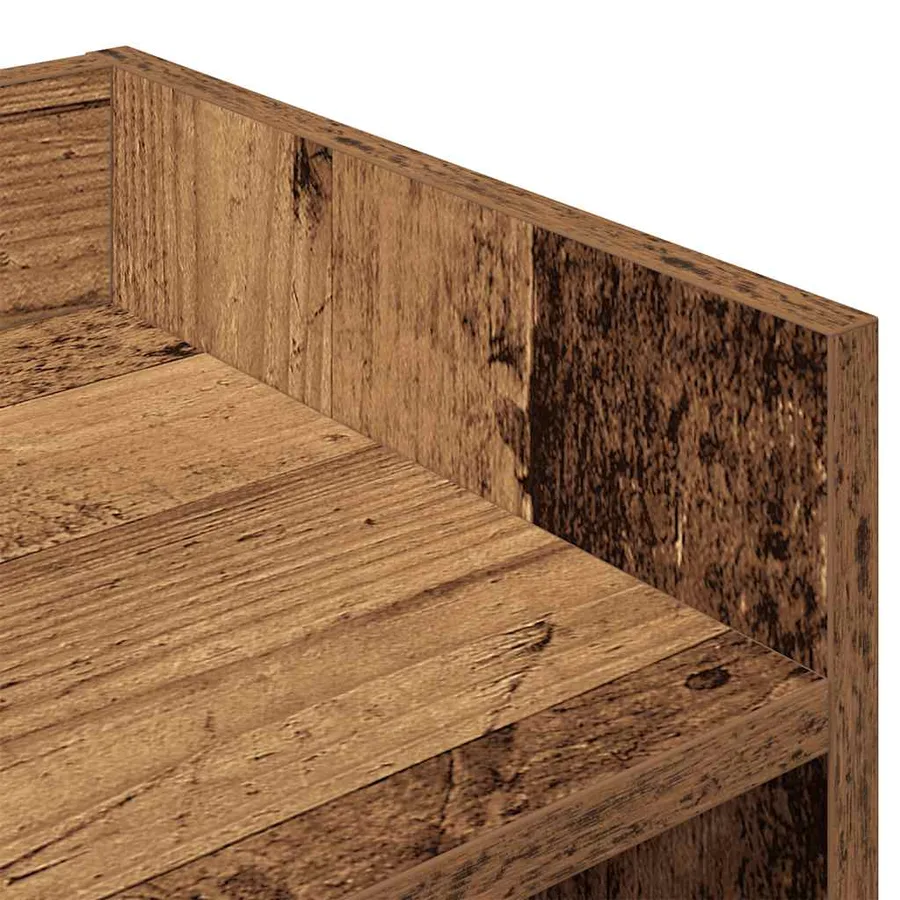 Buffet vieux bois 105x30x70 cm bois d'ingénierie - 8