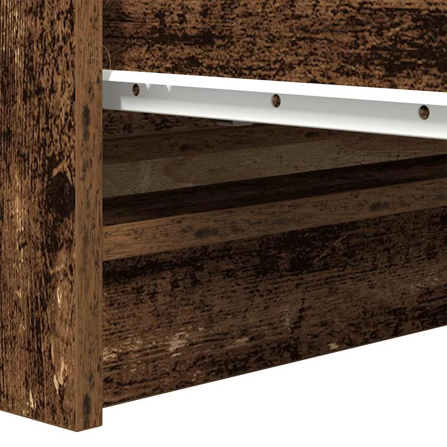 Buffet vieux bois 80x35x76 cm bois d'ingénierie - 10