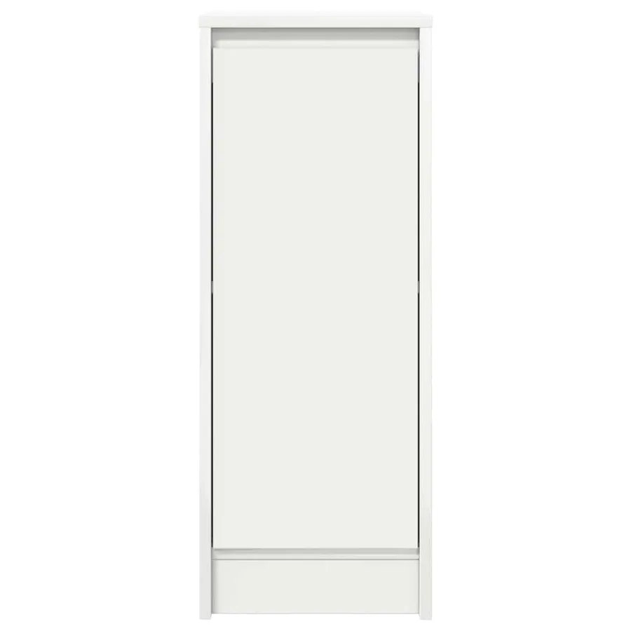 Buffet blanc 29,5x34x76 cm bois d'ingénierie - 6