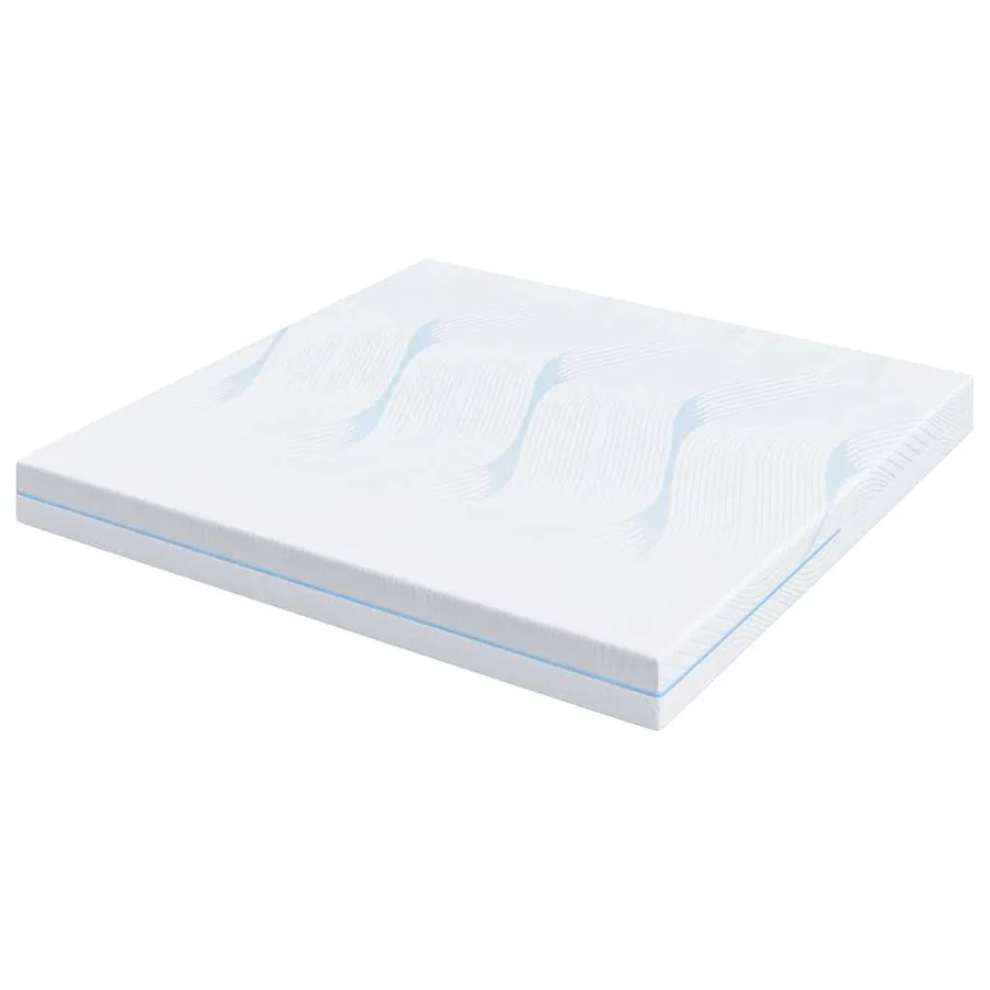 Matelas Moyennement ferme 200 x 200 cm Blanc - 5