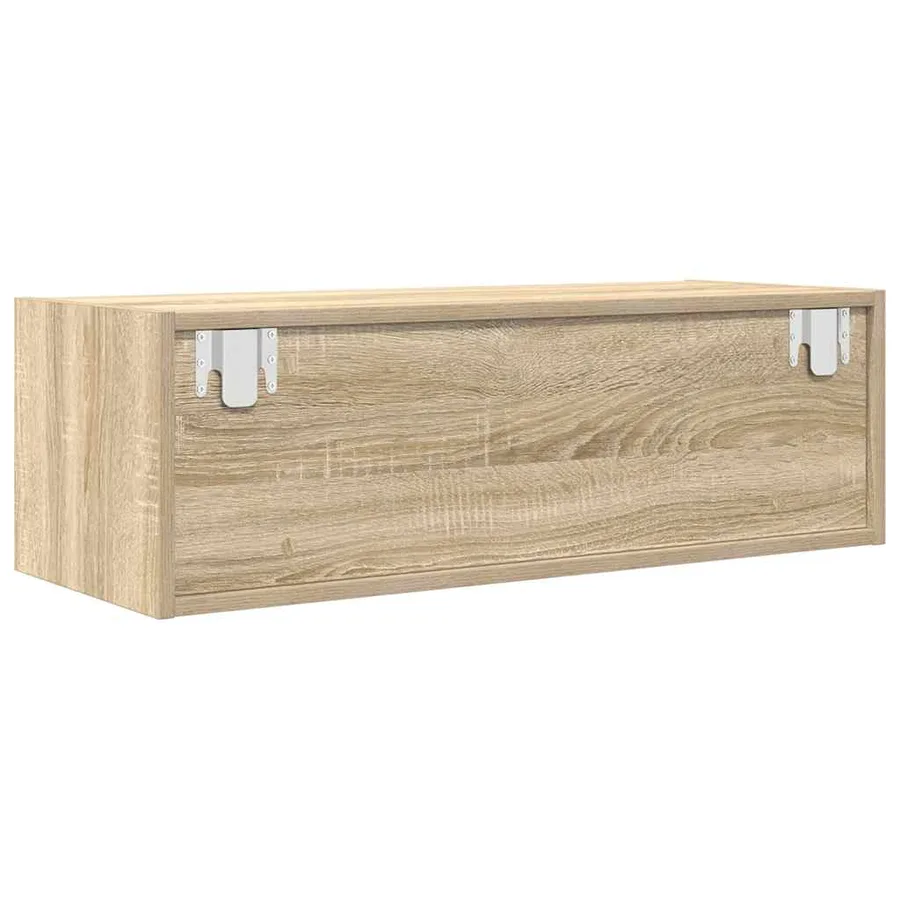 Meubles TV 2 pcs chêne sonoma 80x31x25,5 cm bois d'ingénierie - 9