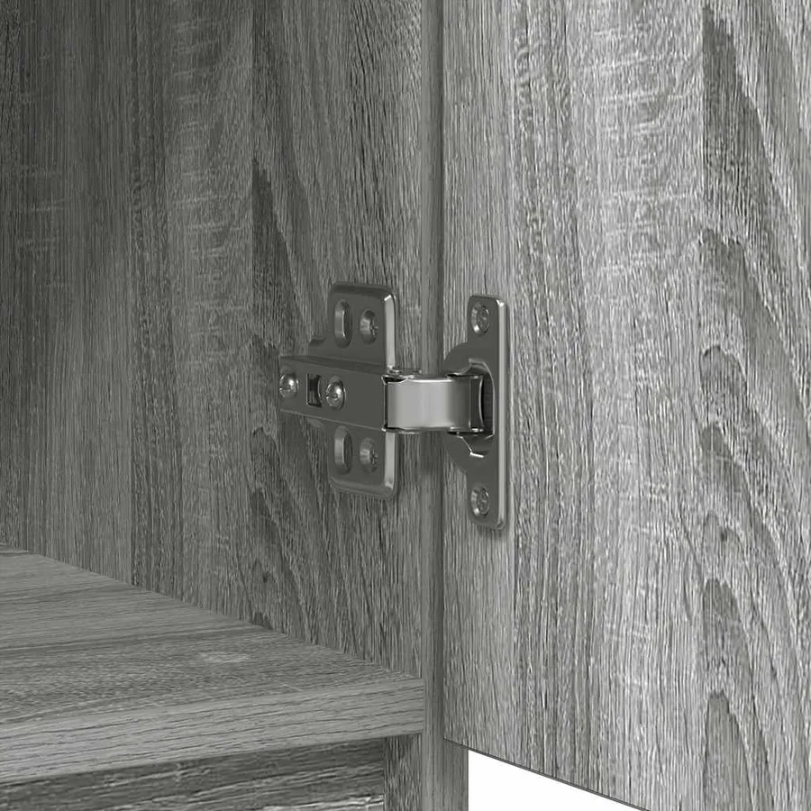 Buffet avec tiroir sonoma gris 71x35x65 cm bois d'ingénierie - 11
