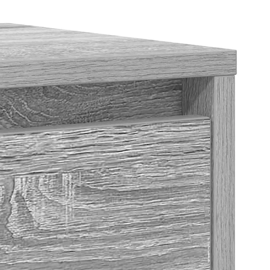 Buffet sonoma gris 29,5x34x76 cm bois d'ingénierie - 10