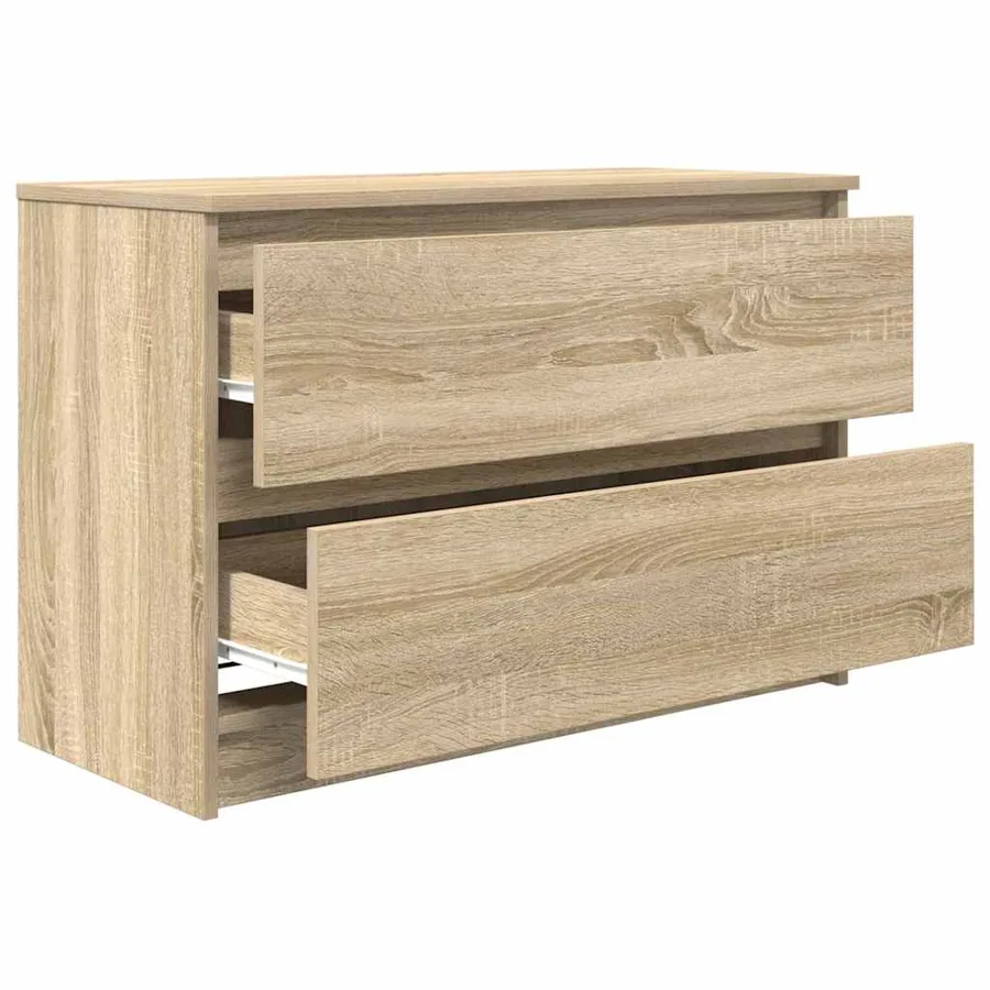 Meuble TV chêne sonoma 80x35x54 cm bois d'ingénierie - 5