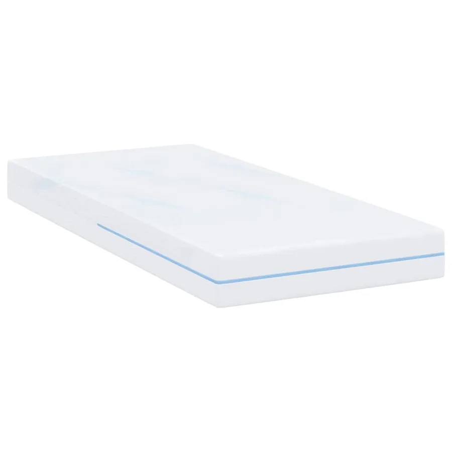 Matelas Moyennement ferme 80 x 200 cm Blanc - 5