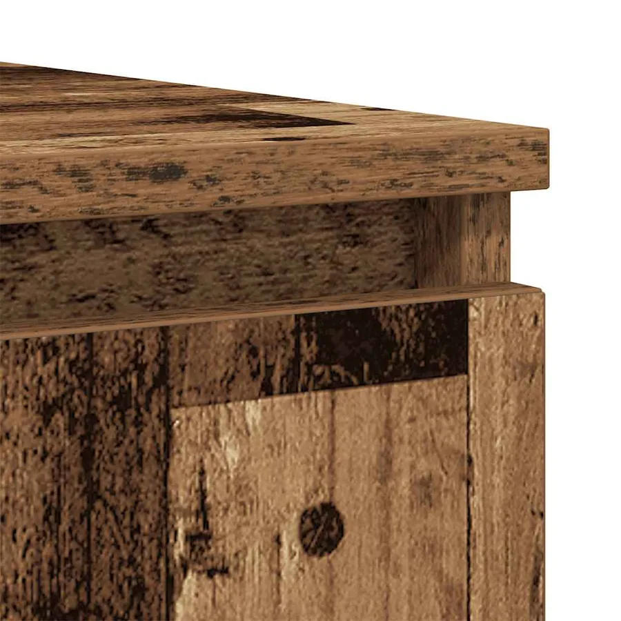 Buffet avec tiroirs vieux bois 100,5x35x98,5 cm bois ingénierie - 10
