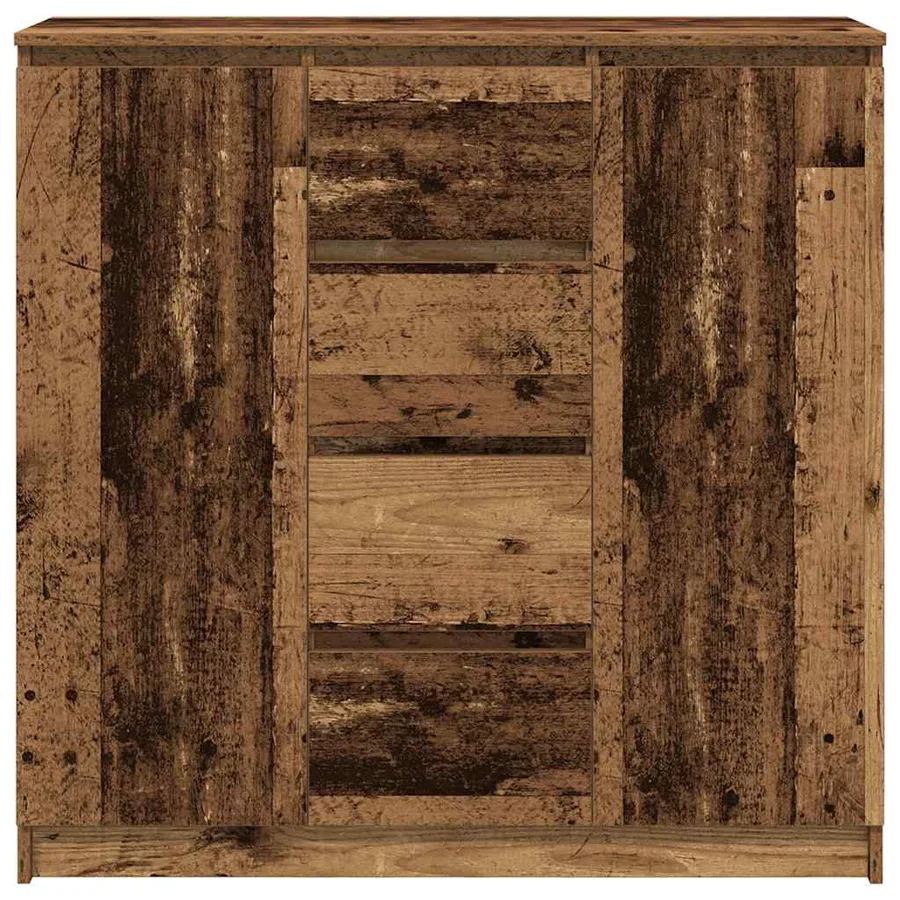 Buffet avec tiroirs vieux bois 100,5x35x98,5 cm bois ingénierie - 6