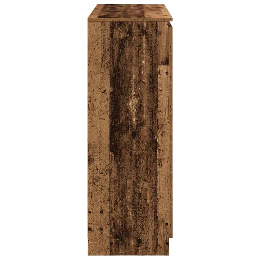 Buffet avec tiroirs vieux bois 100,5x35x98,5 cm bois ingénierie - 7