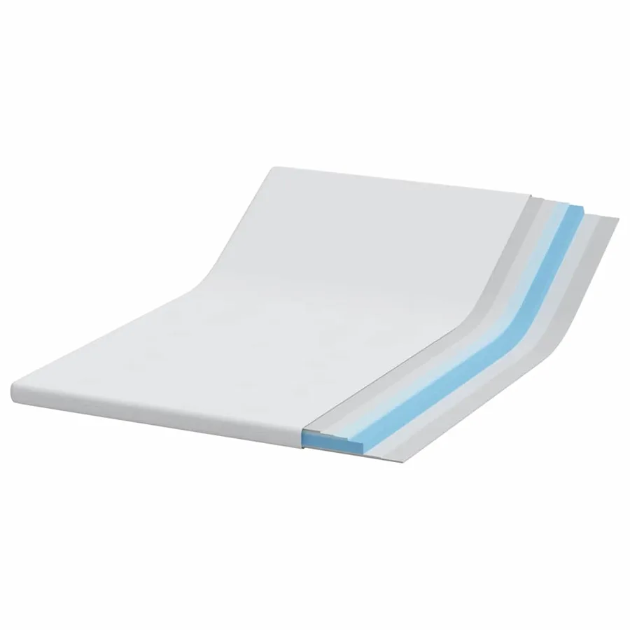 Surmatelas Blanc 160 x 200 cm Tissu jacquard - 4