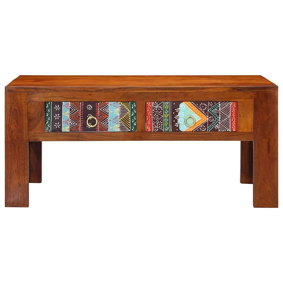 Table basse 90x50x40 cm bois d'acacia massif - 2